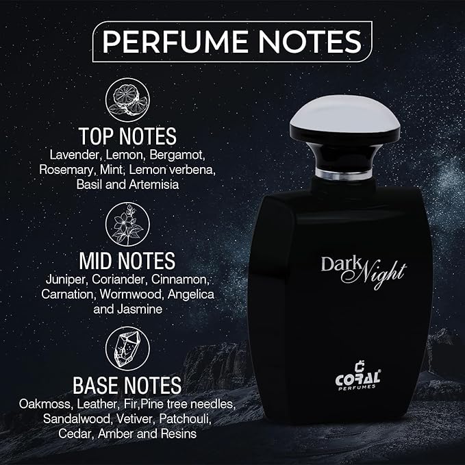 Coral Dark Night Eau de Parfum for Men – 100ml
