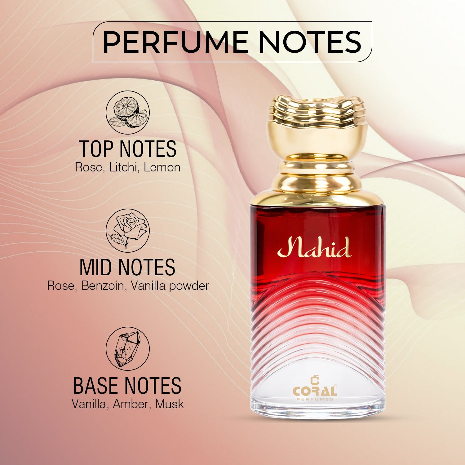 Coral Nahid Eau de Parfum for Women – 100ml