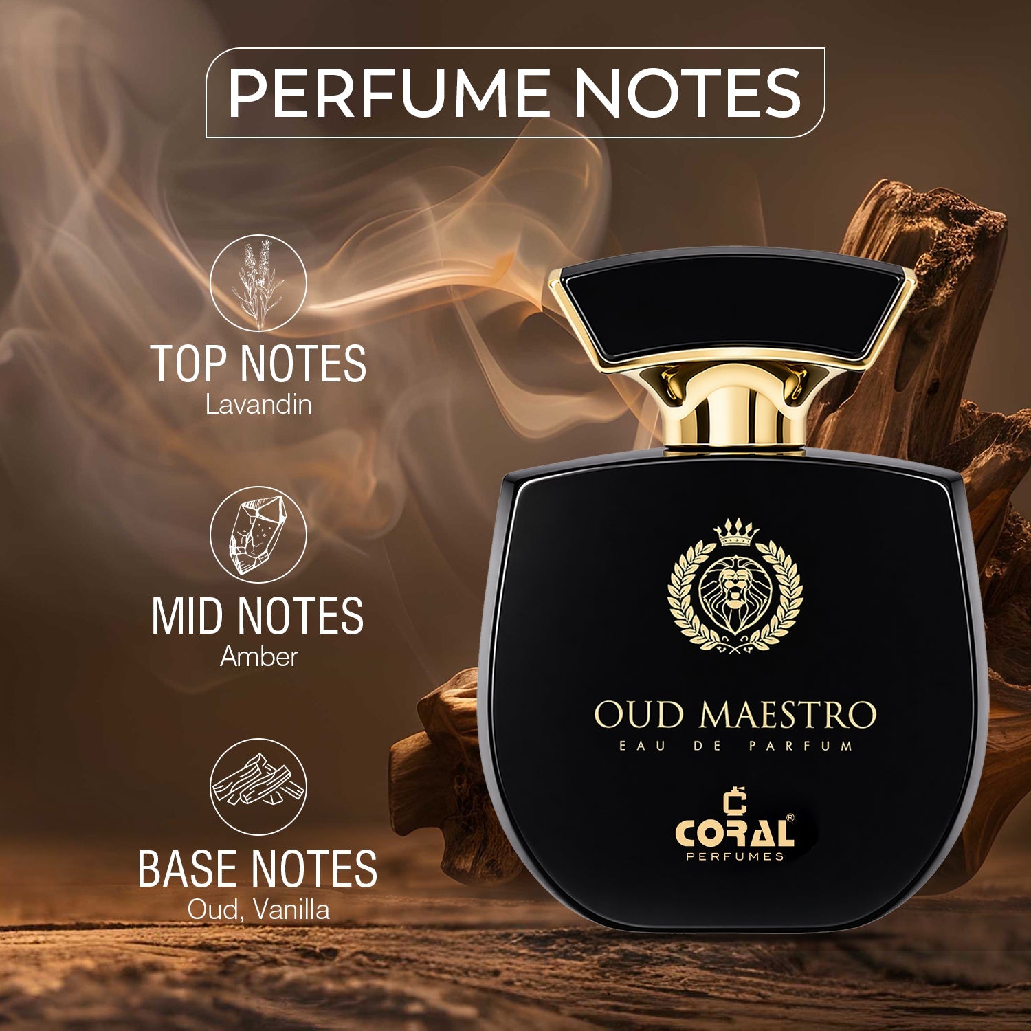 Coral Oud Maestro For Unisex EDP 100ml