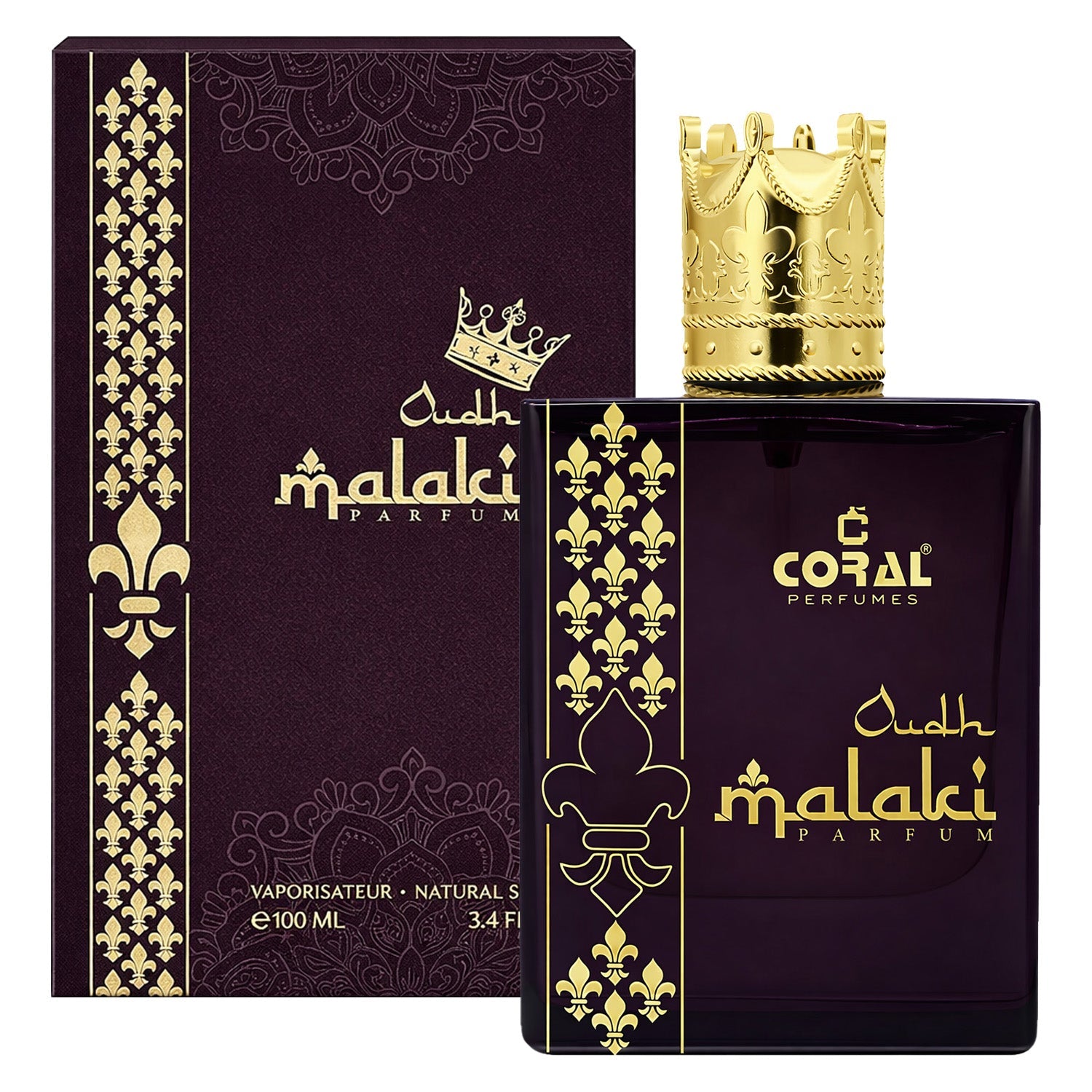 Coral Oudh Malaki Parfum for Unisex – 100ml