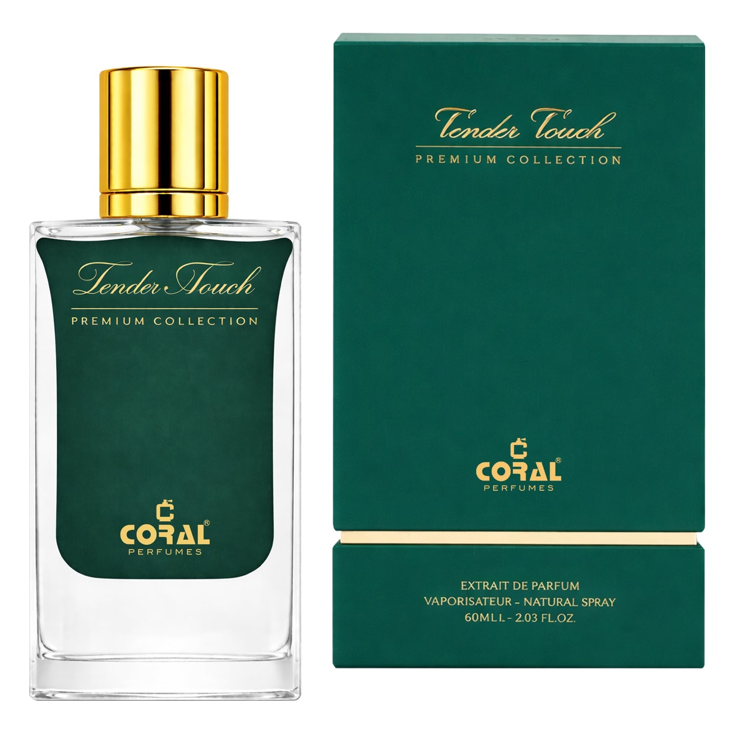 Coral Tender Touch Premium Collection For Unisex Extrait De Parfum – 60ml